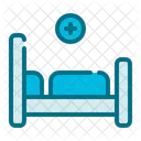 Krankenhausbett  Symbol