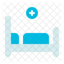 Krankenhausbett  Symbol