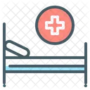 Krankenhausbett  Symbol