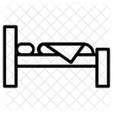 Krankenhausbett  Symbol