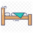 Krankenhausbett  Symbol