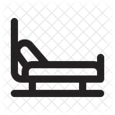 Krankenhausbett  Symbol