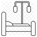Krankenhausbett  Symbol
