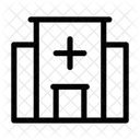 Krankenhauser Gebaude Medizinische Kreuz Symbol