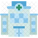 Krankenhausgebäude  Symbol