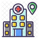 Standort des Krankenhauses  Symbol