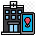 Standort des Krankenhauses  Symbol