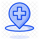 Standort des Krankenhauses  Symbol