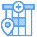 Standort des Krankenhauses  Icon