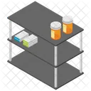 Krankenhauswagen Medizinischer Wagen Krankenhausmobel Symbol