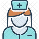 Krankenschwester Schwester Avatar Symbol