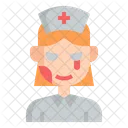 Krankenschwester Avatar Party Symbol