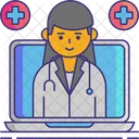 Krankenschwester Online Krankenschwester Arzt Symbol