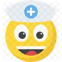 Krankenschwester Emoticon Smiley Symbol