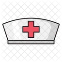 Krankenschwester Kappe Medizinische Symbol