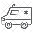 Rettungsdienst Krankenwagen Krankenhausambulanz Icon