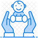 Babysicherheit Kinderbetreuung Kinderschutz Symbol