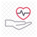 Leben Gesundheit Versicherung Symbol