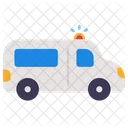 Notfall Krankenwagen LKW Symbol