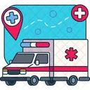 Krankenwagen  Symbol