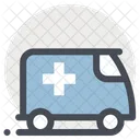 Krankenwagen Transport Van Symbol