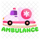 Krankenwagen Krankentransport Krankenfahrzeug Symbol
