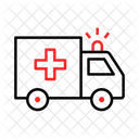 Krankenwagen Coronavirus Covid Symbol