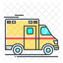 Krankenwagen Notfall Fahrzeug Symbol