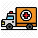 Krankenwagen Auto Transport Symbol