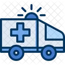 Krankenwagen Fahrzeug Notfall Symbol