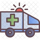 Krankenwagen Fahrzeug Notfall Symbol