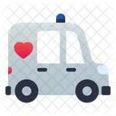 Knopf Krankenwagen Erste Hilfe Symbol