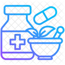 Krauterbehandlung Alternativmedizin Pharmazie Symbol