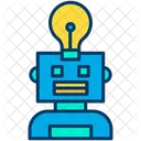 Kreativer Roboter  Symbol