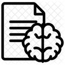 Gefaltetes Papier Dokument Datei Symbol