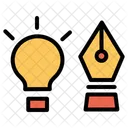 Stift Gluhbirne Gluhbirne Symbol