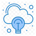 Kreative Cloud Cloud Idee Grosse Idee Symbol