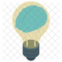 Kreatives Gehirn Brillante Idee Menschliche Intelligenz Symbol
