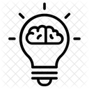 Kreatives Gehirn  Symbol