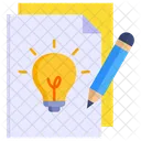 Kreatives Schreiben Content Ersteller Autor Symbol