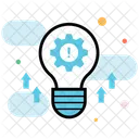 Kreatives Management Kreative Idee Brillante Idee Symbol