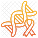 Krebs in der DNA  Symbol