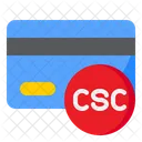 Kreditkarte CSC Code Kreditsicherheitscode Symbol