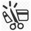 Kreditkarte brechen  Symbol