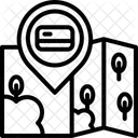 Kreditkarte Kartenkreditkarte GPS Zahlung Symbol