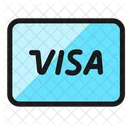 Kreditkarte Visa  Symbol