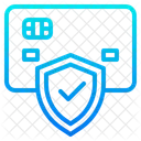 Kreditkartensicherheit Kreditkartenschutz Kreditkarte Symbol