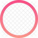 Schnittstelle Geometrischer Kreis Geometrischer Kreis Rund Design Form Formen Symbol