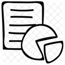 Kreis Diagramm Dokument Symbol