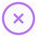 Kreis Schliessen Kreuz Entfernen Symbol